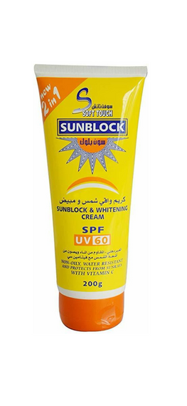 Softtouch sunscreen