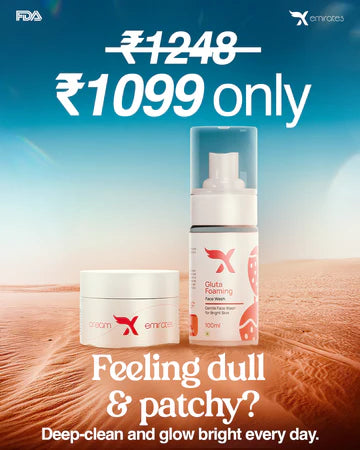 Gluta Glow Face Care Bundle - Face Cream & Foaming Face Wash Gluta Glow Face Care Bundle - Face Cream & Foaming Face Wash