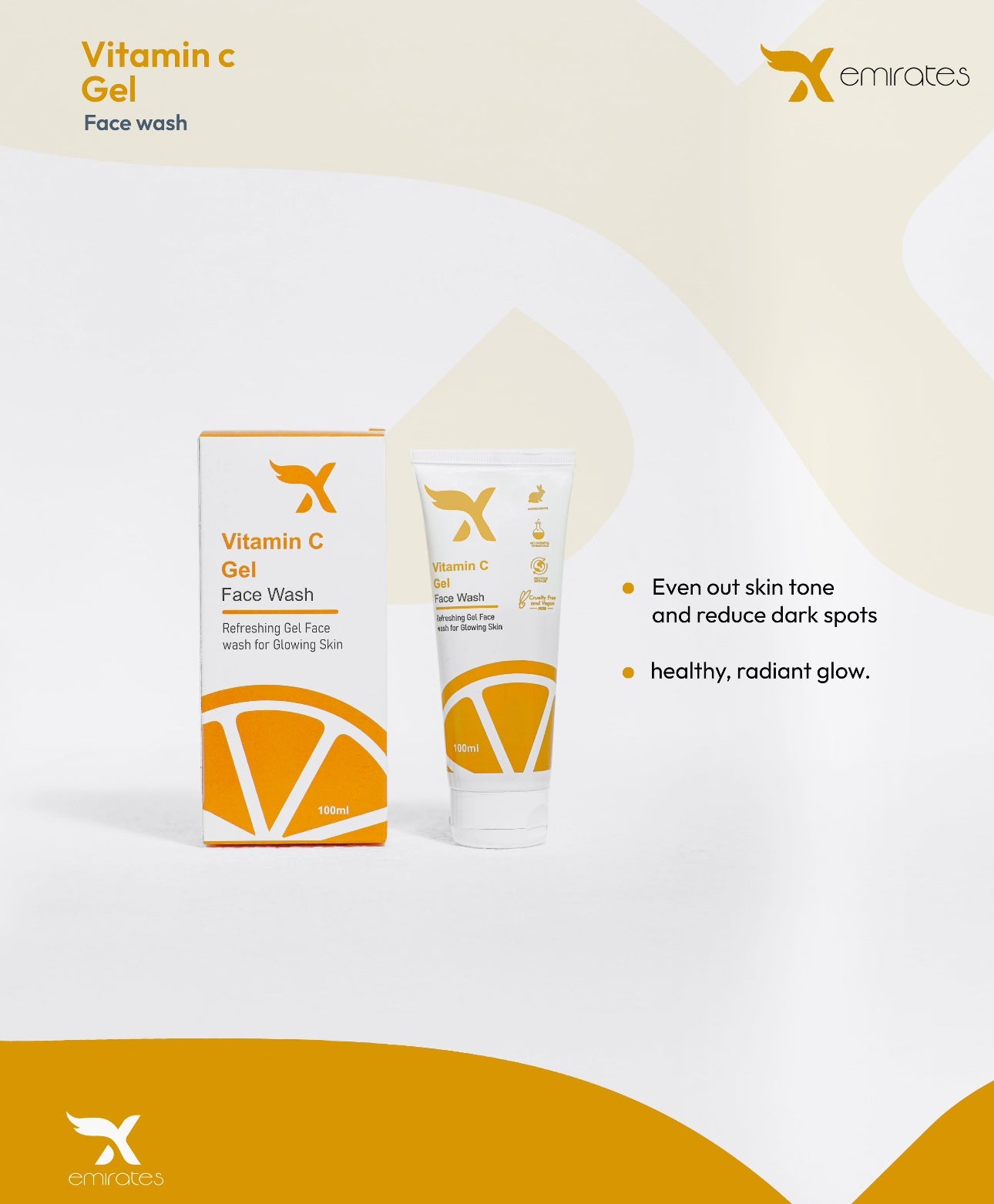 Xemirates Vitamin C Gel Face Wash Xemirates Vitamin C Gel Face Wash - cosmeticsin