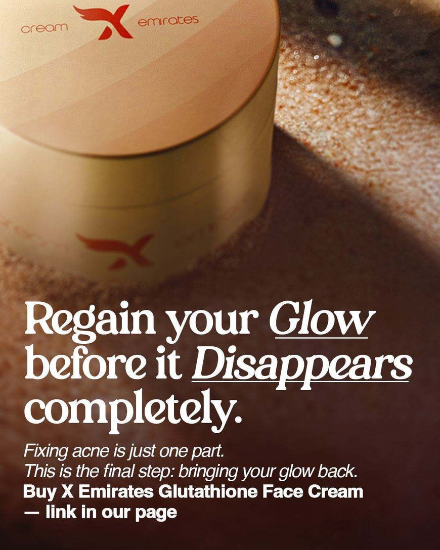 Cream X Emirates luxury face cream with camel milk, saffron, and gold for brightening and nourishing skin