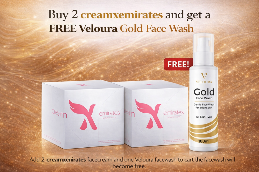 Buy 2 creamxemirates Get 1 veloura facewash for free