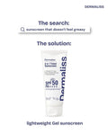 Dermaliss 4 in 1 tinted sunscreen bottle with natural sun protection and lightweight coverage