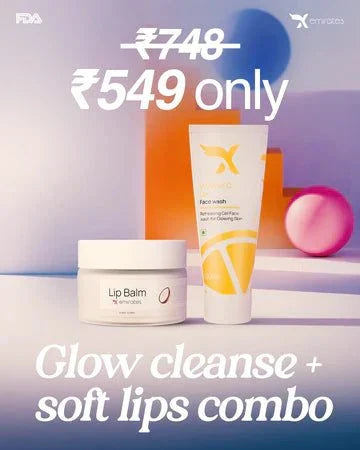 XEMIRATES Lip Balm Shea Butter & Vitamin C Gel Face Wash