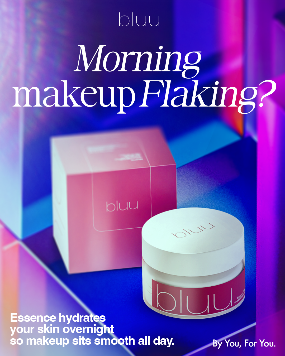 Bluu Face Whitening Cream jar for natural skin glow enhancement