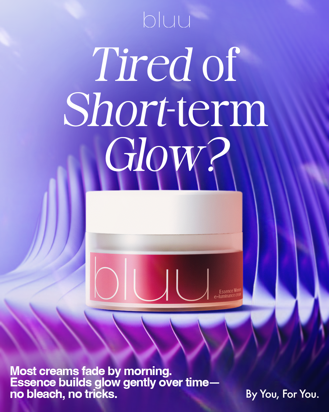 Bluu Face Whitening Cream for women enhancing skin glow