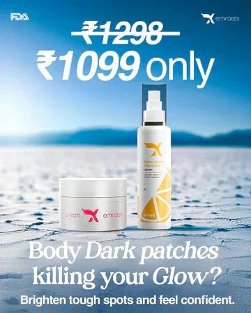 Xemirates face cream and vitamin C moisturizer combo for brightening and hydration