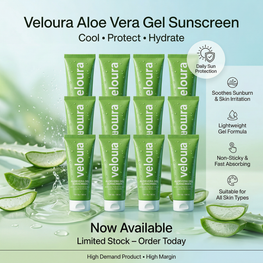 veloura 10 x bundle packaging and products displayed