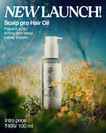 Scalp Pro Hair Oil bottle with natural ingredients for deep nourishment