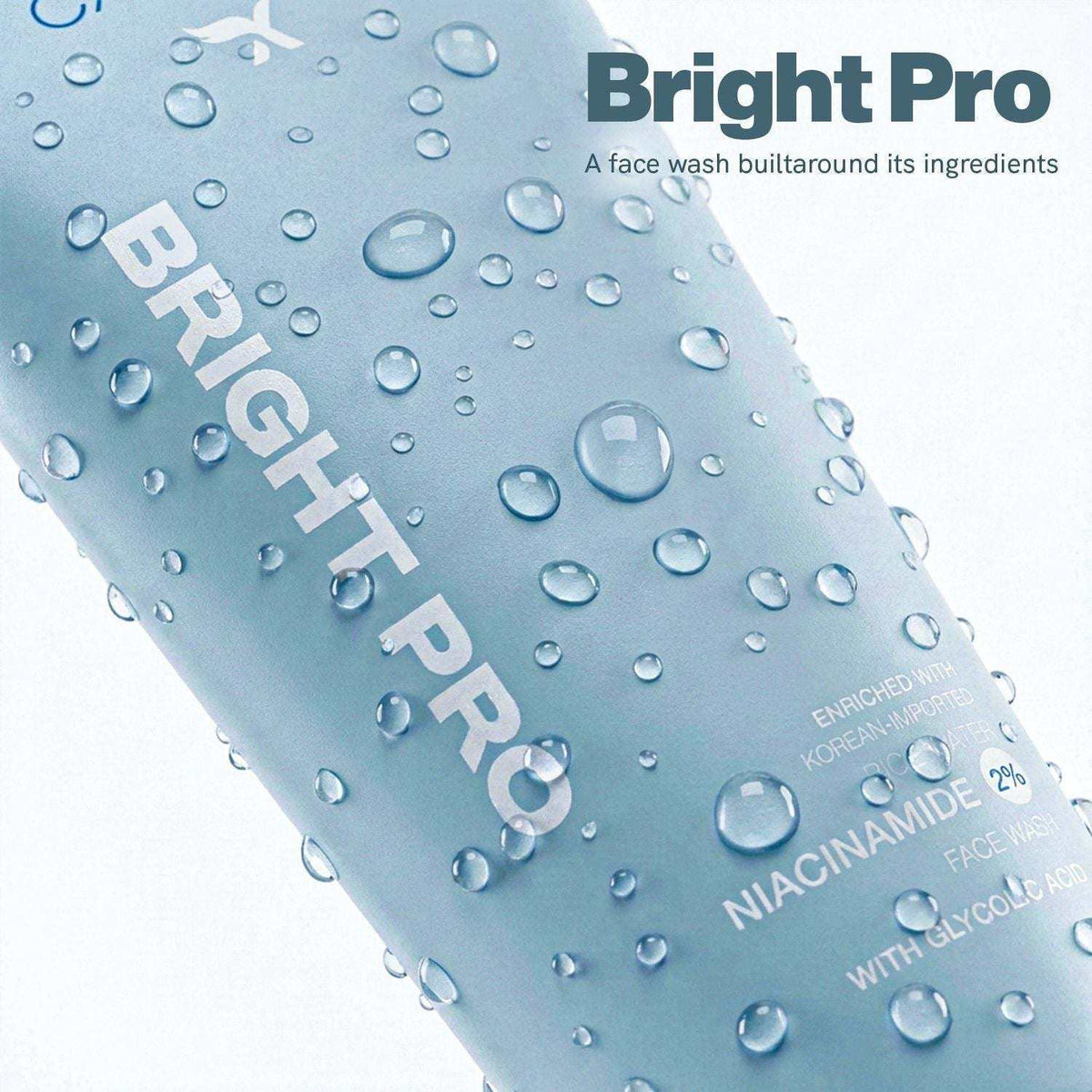 X Emirates Bright Pro daily facial cleanser bottle