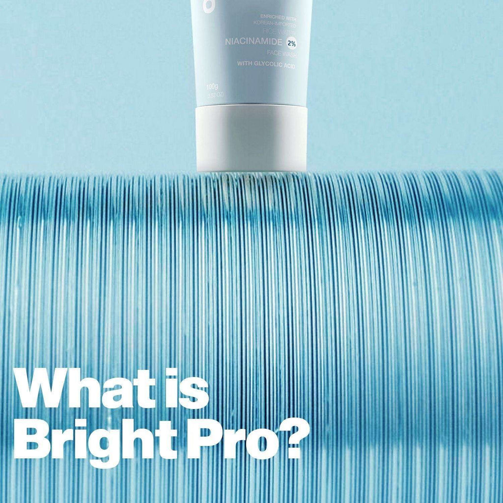 X Emirates Bright Pro facial cleanser bottle