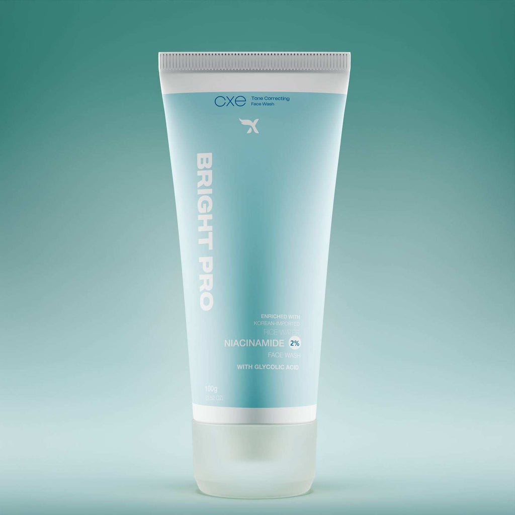 X Emirates Bright Pro daily facial cleanser bottle